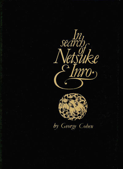 The black cover for In Search of Netsuke and Inro.