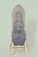 Grey, even colour, Jade Buddha.