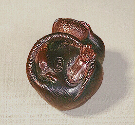 Reverse Wood Rat netsuke