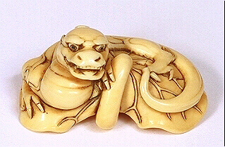 Ivory Dragon Netsuke