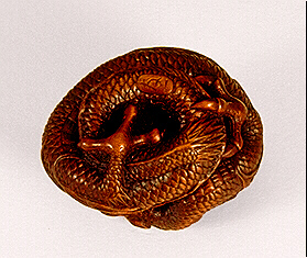 Reverse: Wood Dragon Netsuke