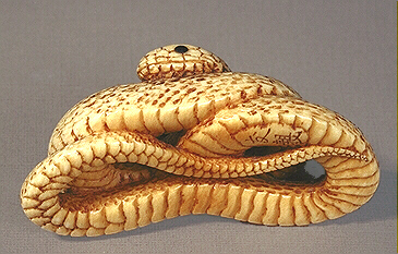 Reverse: Ivory Snake Netsuke