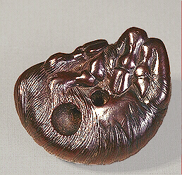 Reverse: Wood Goat Netsuke